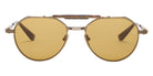 Akoni Astrolis 546D 55 - Antiqued 12k Gold with 12k Gold Details/Havana / Senape Lenses #id:akoastrolis546d_s:100100