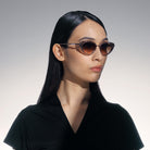 Akoni Athena 408C 51 - Nude and Gray Swirl/Rose Gold / Dark Brown/Pink Gradient #id:akoathena408c_s:104120