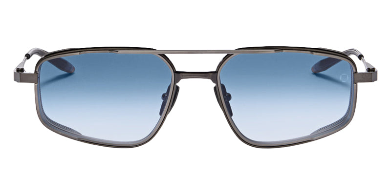 Akoni Atlantis 534B 55 - Brushed Black Rhodium with Black Palladium/Crystal Gray / Dusty Blue Gradient #id:akoatlantis534b_s:102100