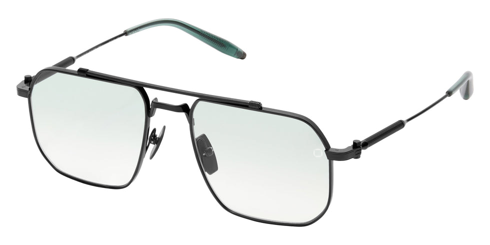 Akoni Atlas 545B 55 - Shiny Black Iron / Light Deep Emerald Green Gradient #id:akoatlas545b_s:100105