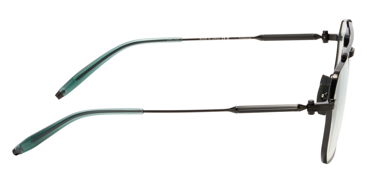 Akoni Atlas 545B 55 - Shiny Black Iron / Light Deep Emerald Green Gradient #id:akoatlas545b_s:100110