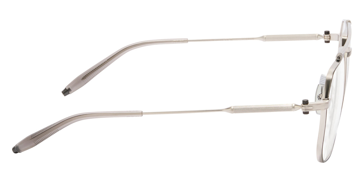 Akoni Atlas Rx 545D 55 - Brushed Silver with Black Enamel/Crystal Gray #id:akoatlasrx545d_s:102110