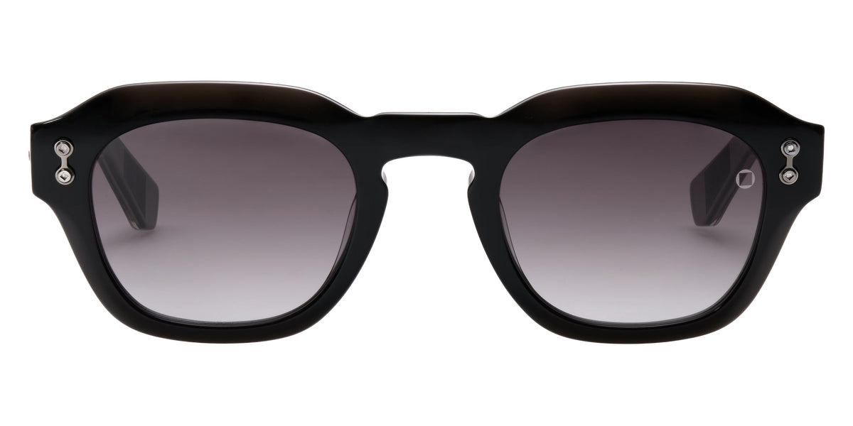 Akoni Blaze 514D-51 51 - Crystal Black/Black Rhodium / Dark Gray to Light Gray #id:akoblaze514d51_s:106100