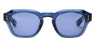 Akoni Blaze 514E 48 - Crystal Clear/Black Palladium with Shiny Palladium / Dusty Blue #id:akoblaze514e_s:100100