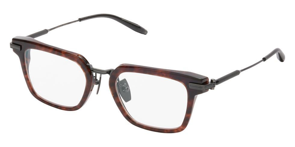 Akoni Compton 542C 51 - Dark Havana/Antiqued Pewter/Crystal Black #id:akocompton542c_s:100105