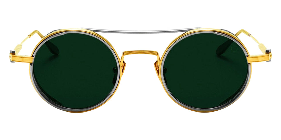 Akoni Eris Gold 505F 46 - 2 Micron 18k Gold/Antiqued Silver / Deep Emerald Green #id:akoerisgold505f_s:100100