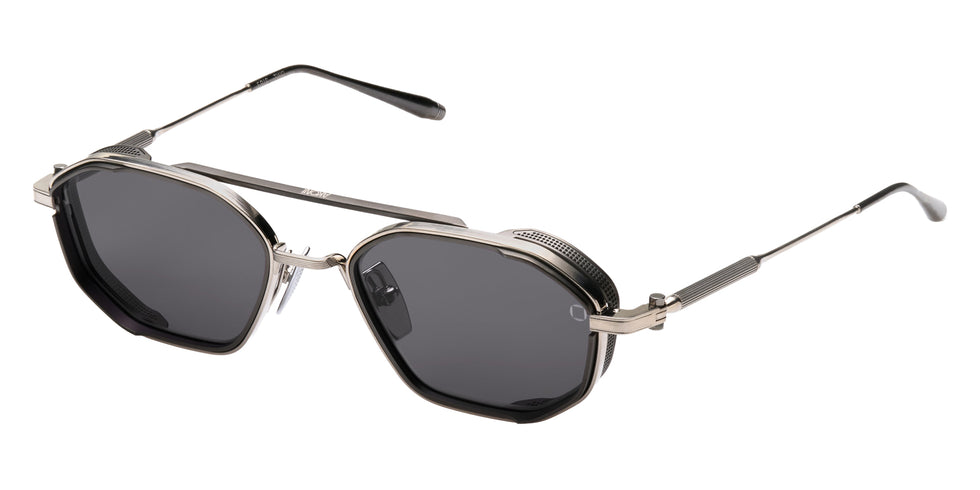 Akoni Eris-Two 508E 51 - Brushed Silver/Brushed Black Rhodium / Dark Gray #id:akoeristwo508e_s:100105