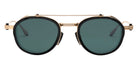 Akoni Infinity 512A 46 - Brushed 12k Gold with Black Rhodium / Deep Emerald Green AR #id:akoinfinity512a_s:102100