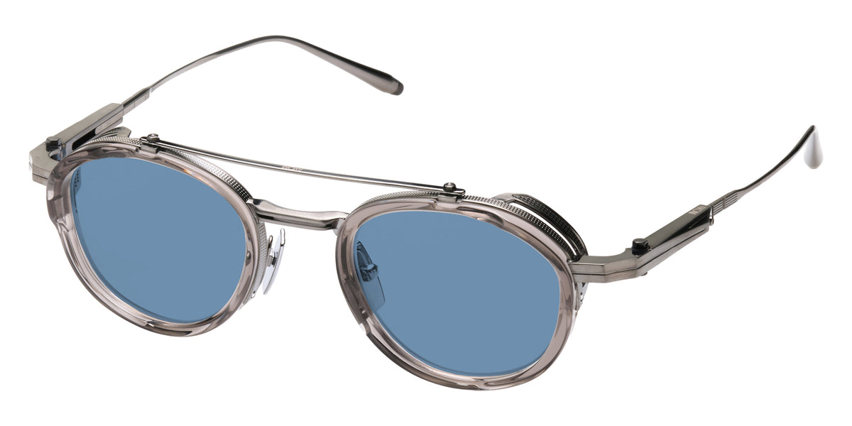 Akoni Infinity 512B 46 - Brushed Black Palladium with Black Rhodium/Crystal Gray / Dusty Blue AR #id:akoinfinity512b_s:104105