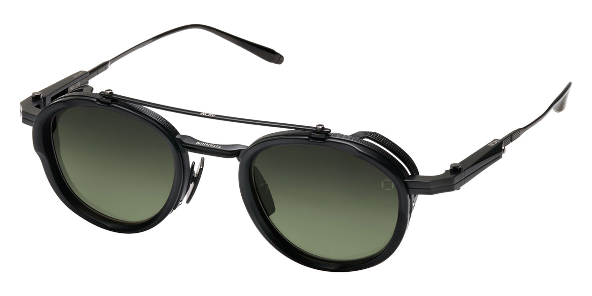 Akoni Infinity 512D 46 - Matte Black/Matte Black with Black Rhodium / Dark Gray to Olive #id:akoinfinity512d_s:100105
