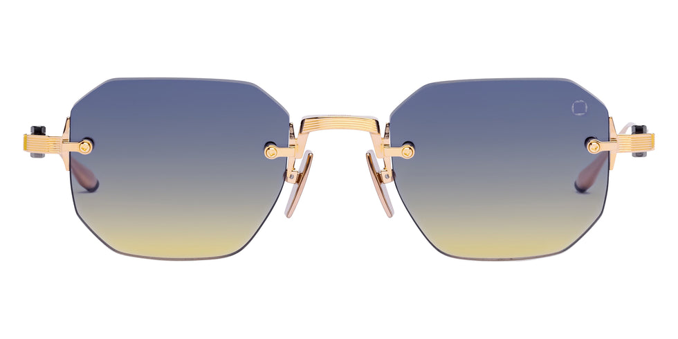 Akoni Juno-One 308E 47 - 12k Gold with Black Palladium / Dark Blue to Yellow #id:akojunoone308e_s:102100