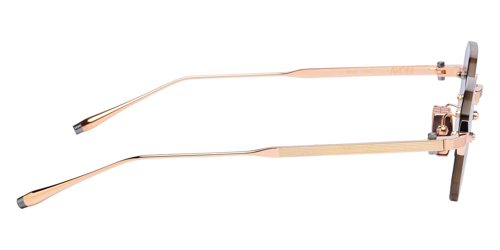 Akoni Juno-One 308E 47 - 12k Gold with Black Palladium / Dark Blue to Yellow #id:akojunoone308e_s:102110