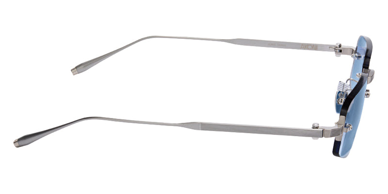 Akoni Juno-Three 536B 53 - Antique Silver with Silver / Dusty Blue Gradient #id:akojunothree536b_s:104110