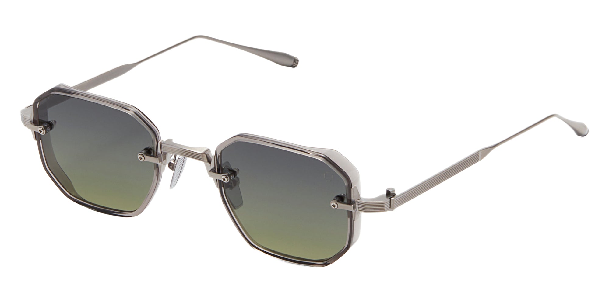 Akoni Juno-Two 307C 47 - Brushed Black Palladium/Dark Gray Crystal / Dark Gray to Olive #id:akojunotwo307c_s:100105