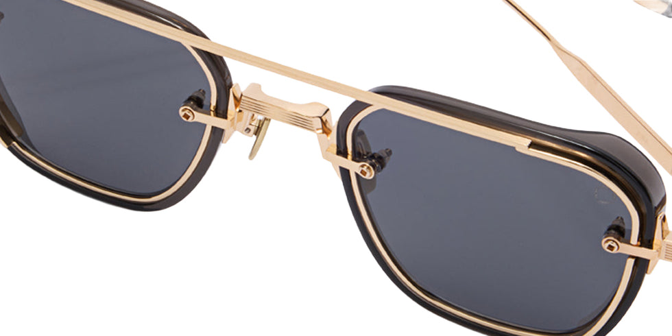 Akoni Jura 537A 49 - 12k Gold/Crystal Black / Dark Gray #id:akojura537a_s:100115