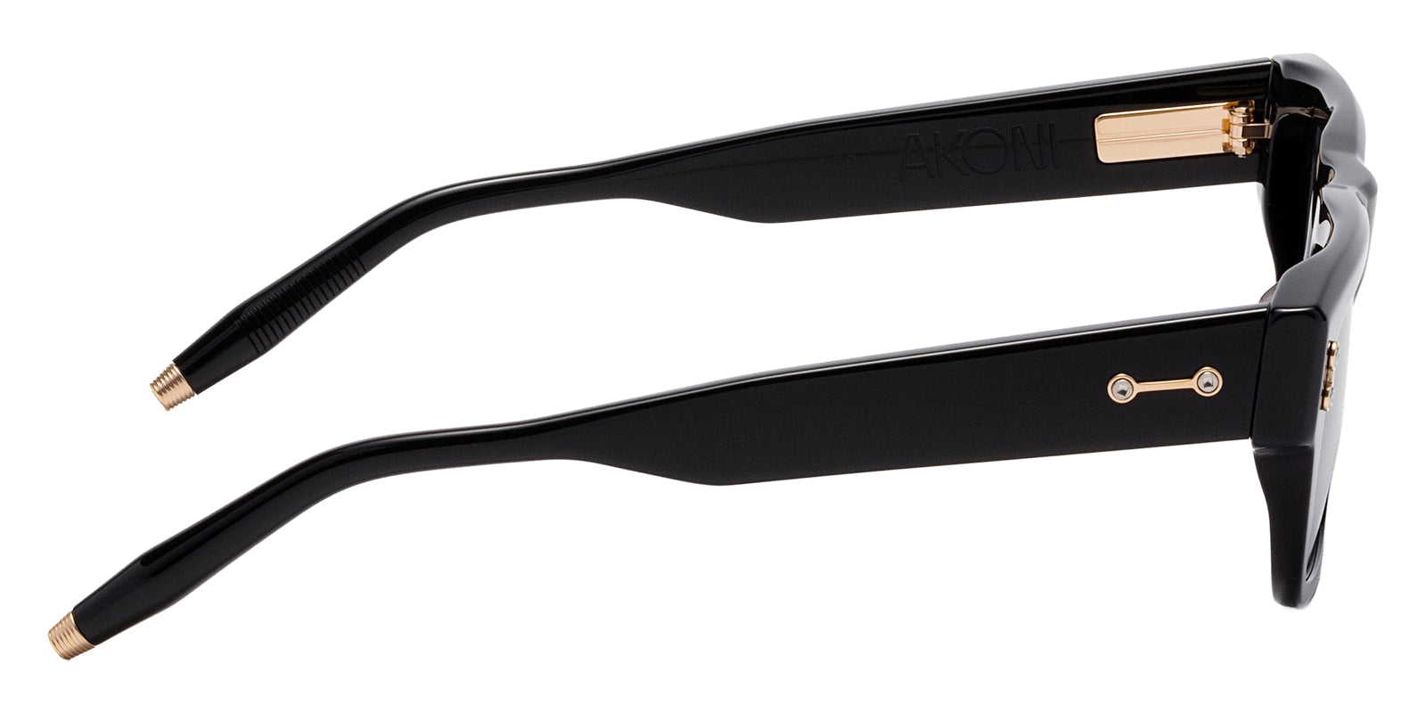 Akoni Leo 101A 54 - Solid Black / Dark Gray #id:akoleo101a_s:102110