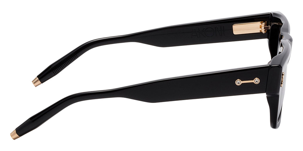 Akoni Leo 101A 54 - Solid Black / Dark Gray #id:akoleo101a_s:102110