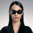 Akoni Lynx 107A 69 - Solid Black / Dark Gray/Black Flash Mirrored #id:akolynx107a_s:102115