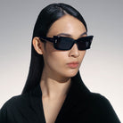 Akoni Lynx 107A 69 - Solid Black / Dark Gray/Black Flash Mirrored #id:akolynx107a_s:102120