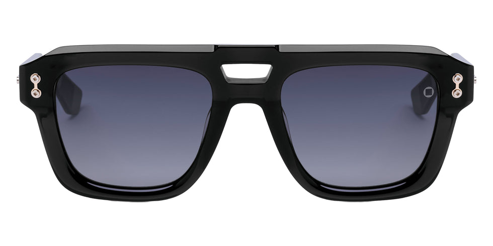 Akoni Perseus 531A 54 - Solid Black/12k Gold / Dark Gray to Light Gray #id:akoperseus531a_s:102100