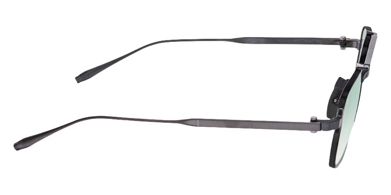 Akoni Proteus 539A 52 - Brushed Black Iron with Silver/Black enamel / Light Deep Emerald Gradient #id:akoproteus539a_s:100110