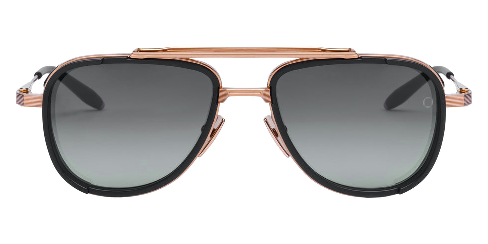 Akoni Spitzer 525A 54 - Brushed Rose Gold/Matte Black / Dark Gray to Light Gray #id:akospitzer525a_s:102100
