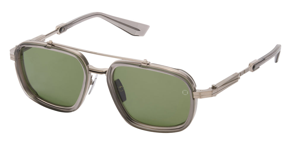 Akoni Stellaris 541B 54 - Brushed Black Palladium/Crystal Gray / Dark Olive #id:akostellaris541b_s:102105