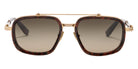 Akoni Stellaris 541C 54 - Brushed 12k Gold/Dark Havana / Dark Brown to Light Brown #id:akostellaris541c_s:100100