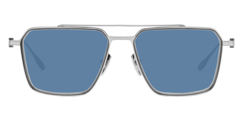 Akoni Telesto 523C 56 - Brushed Silver/Black Palladium / Dusty Blue #id:akotelesto523c_s:102100