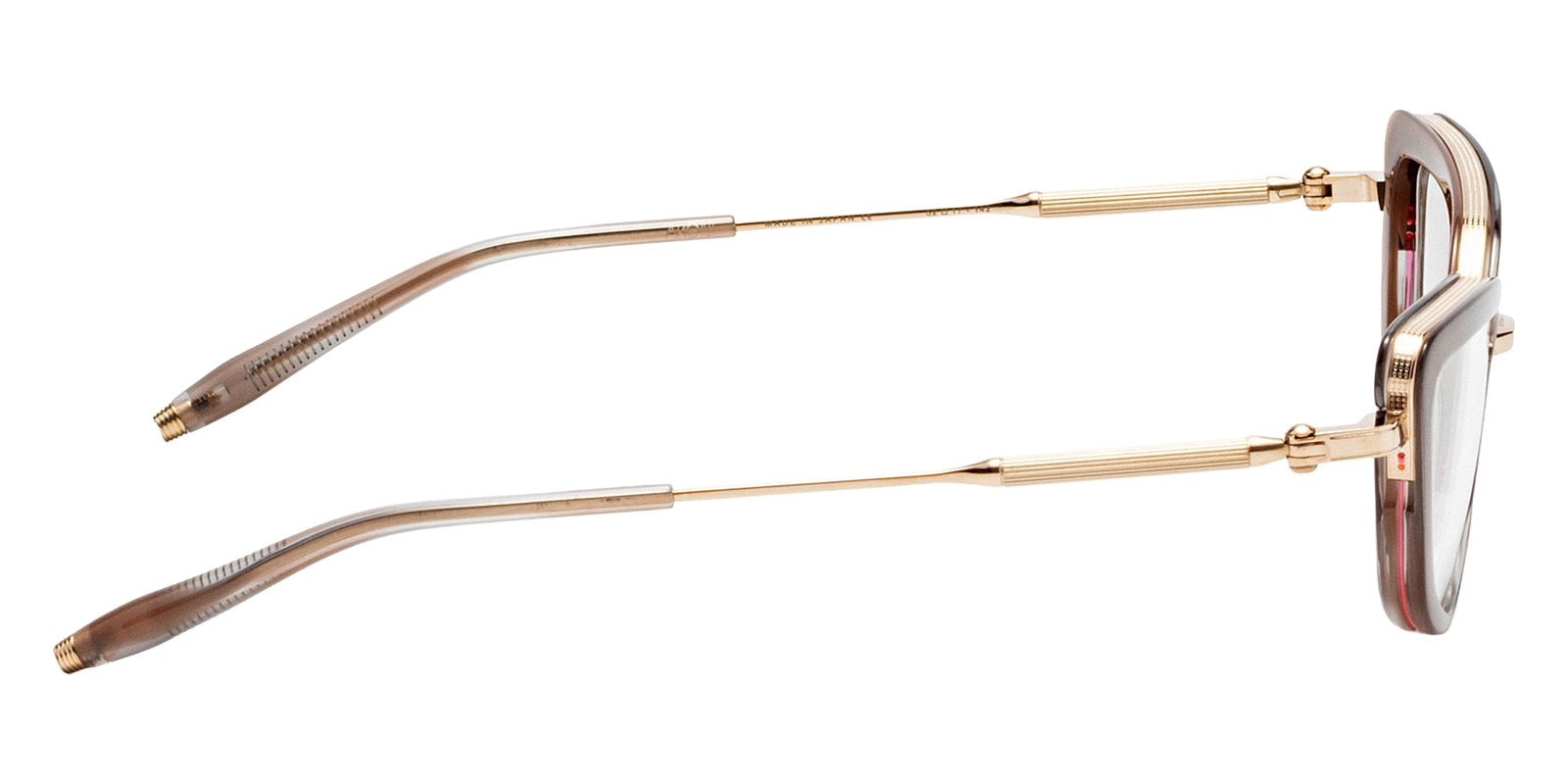 Akoni Venus 414B 52 - Nude Gray Swirl/White Gold #id:akovenus414b_s:102110