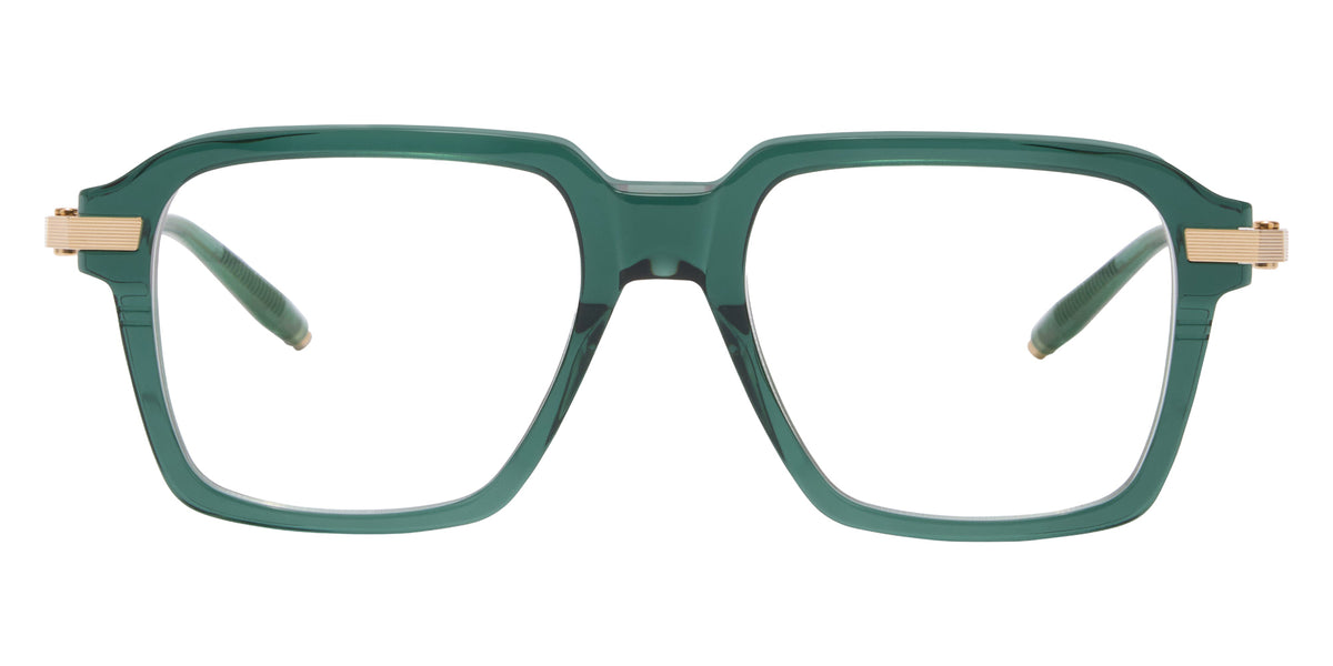 Akoni Vera 543C 54 - Deep Emerald Green/12k Gold #id:akovera543c_s:102100