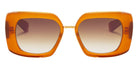 Akoni Virgo 108C 51 - Cloudy Orange/Gold / Gradient Dark Brown/Clear #id:akovirgo108c_s:100100