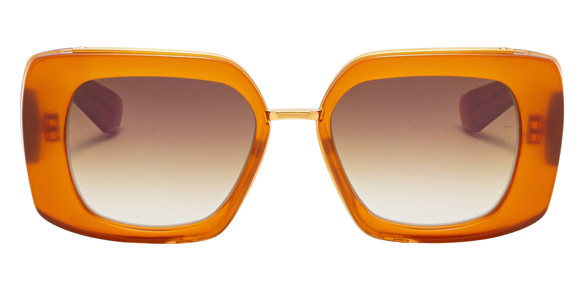 Akoni Virgo 108C 51 - Cloudy Orange/Gold / Gradient Dark Brown/Clear #id:akovirgo108c_s:100100