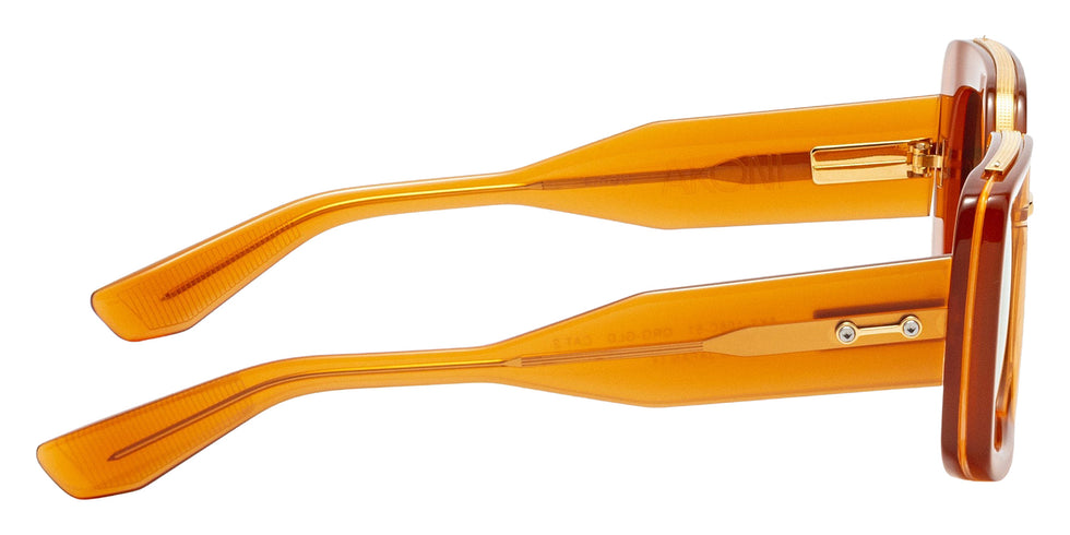 Akoni Virgo 108C 51 - Cloudy Orange/Gold / Gradient Dark Brown/Clear #id:akovirgo108c_s:100110