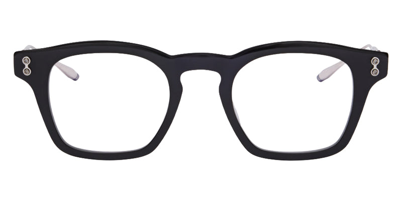 Akoni Wise 418F 45 - Black/Brushed Palladium/Clear Lenses #id:akowise418f_s:108100