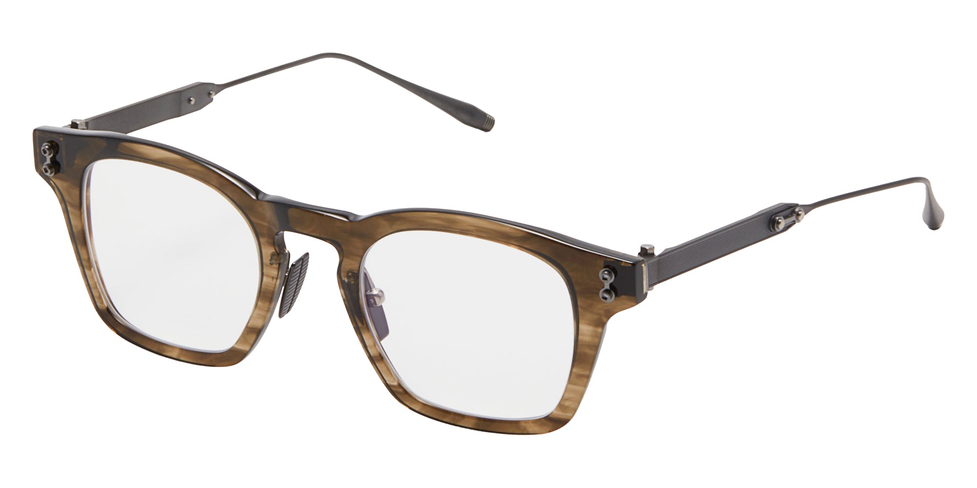 Akoni Wise AF 418C 45 - Green Tortoise Swirl/Black Iron #id:akowiseaf418c_s:100105