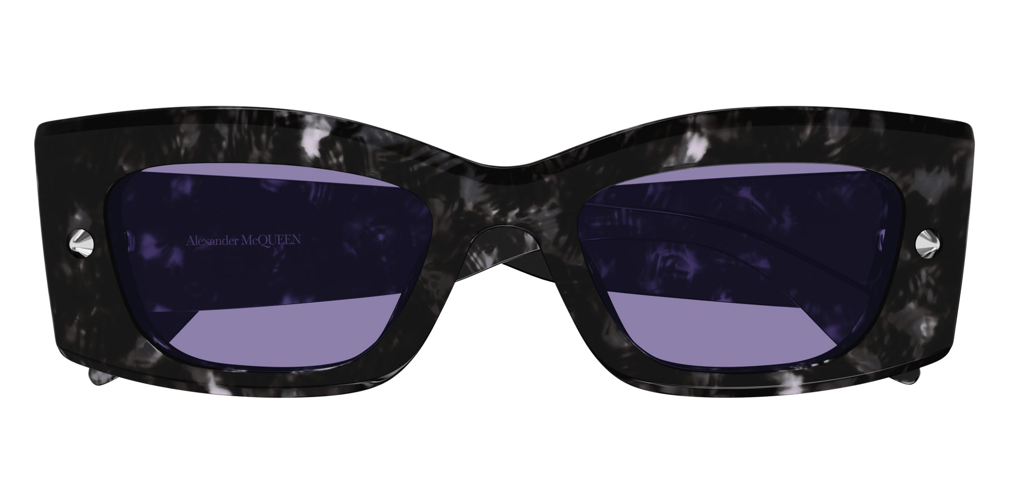 Alexander McQueen AM0426S 003 51 - Havana / Violet #id:am0426s003_s:102100