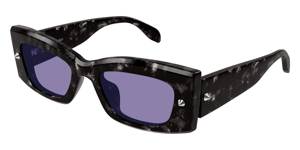 Alexander McQueen AM0426S 003 51 - Havana / Violet #id:am0426s003_s:102105