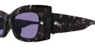 Alexander McQueen AM0426S 003 51 - Havana / Violet #id:am0426s003_s:102110