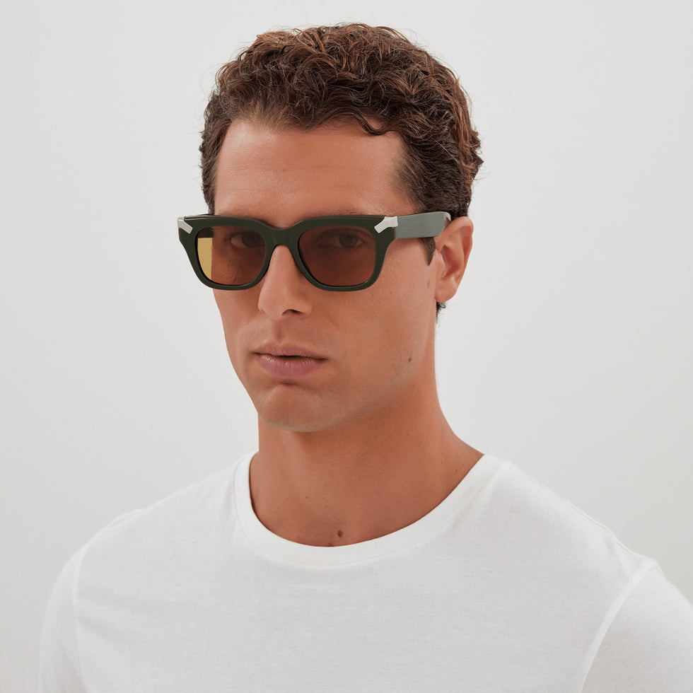 Alexander McQueen AM0439S 004 51 - Green / Brown #id:am0439s004_s:100115