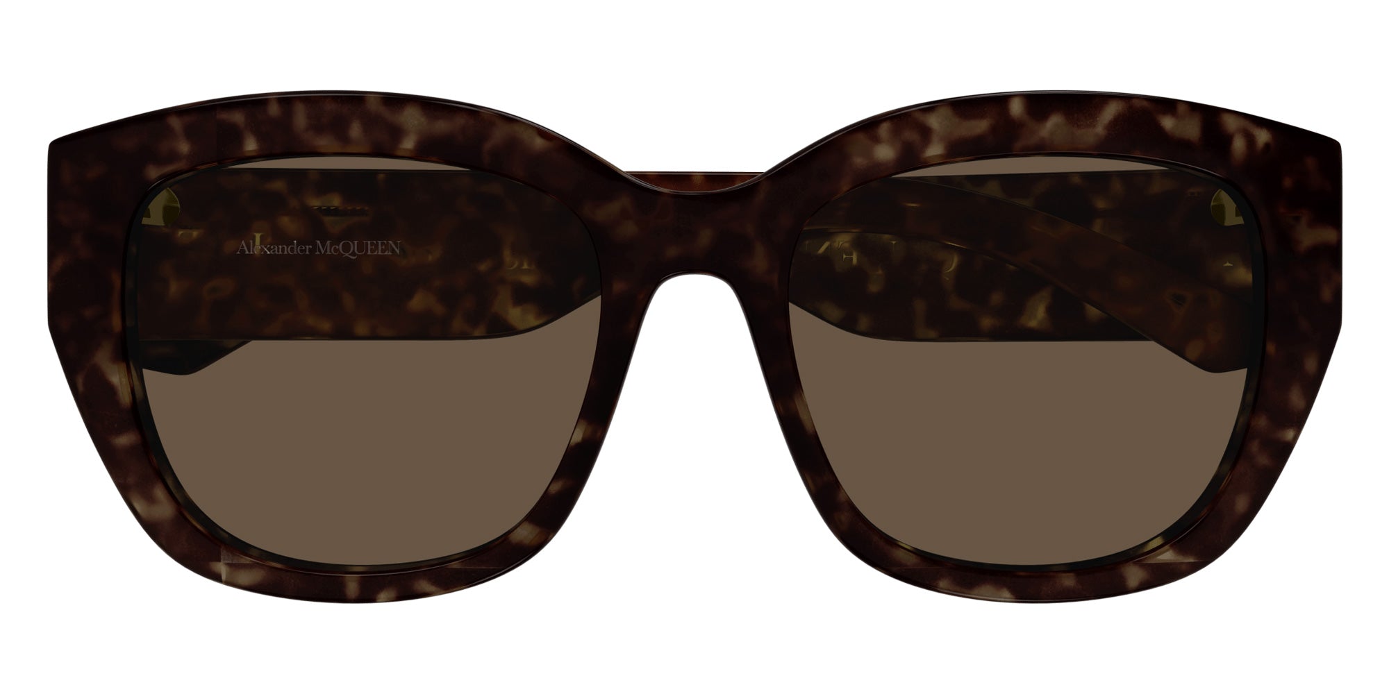 Alexander McQueen AM0451SA 002 55 - Havana / Brown #id:am0451sa002_s:100100