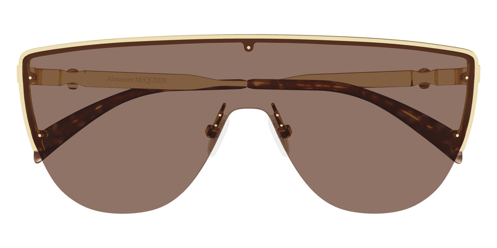 Alexander McQueen AM0457S 002 99 - Gold / Brown #id:am0457s002_s:100100