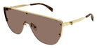 Alexander McQueen AM0457S 002 99 - Gold / Brown #id:am0457s002_s:100105