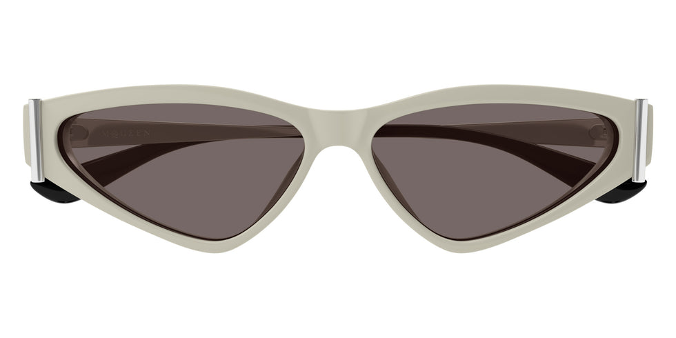 Alexander McQueen AM0493S 004 57 - White/Silver / Brown AR #id:am0493s004_s:102100