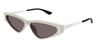 Alexander McQueen AM0493S 004 57 - White/Silver / Brown AR #id:am0493s004_s:102105