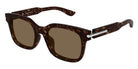 Alexander McQueen AM0496SA 002 54 - Havana / Brown #id:am0496sa002_s:100105