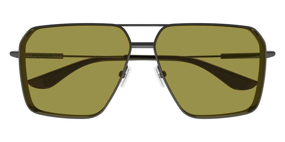 Alexander McQueen AM0500S 004 60 - Gunmetal / Yellow #id:am0500s004_s:100100
