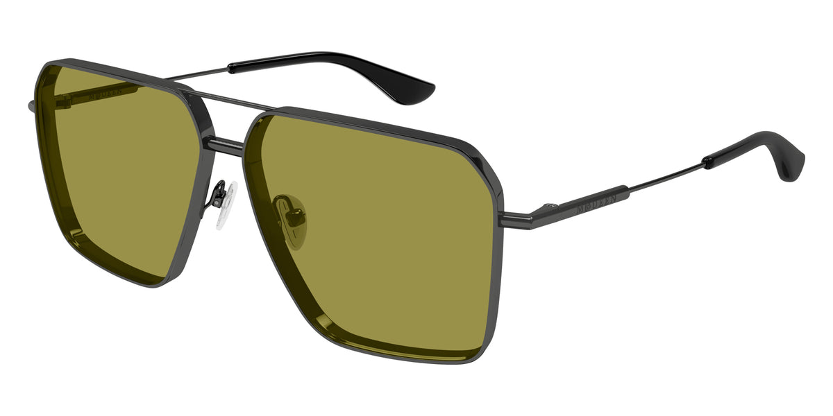Alexander McQueen AM0500S 004 60 - Gunmetal / Yellow #id:am0500s004_s:100105