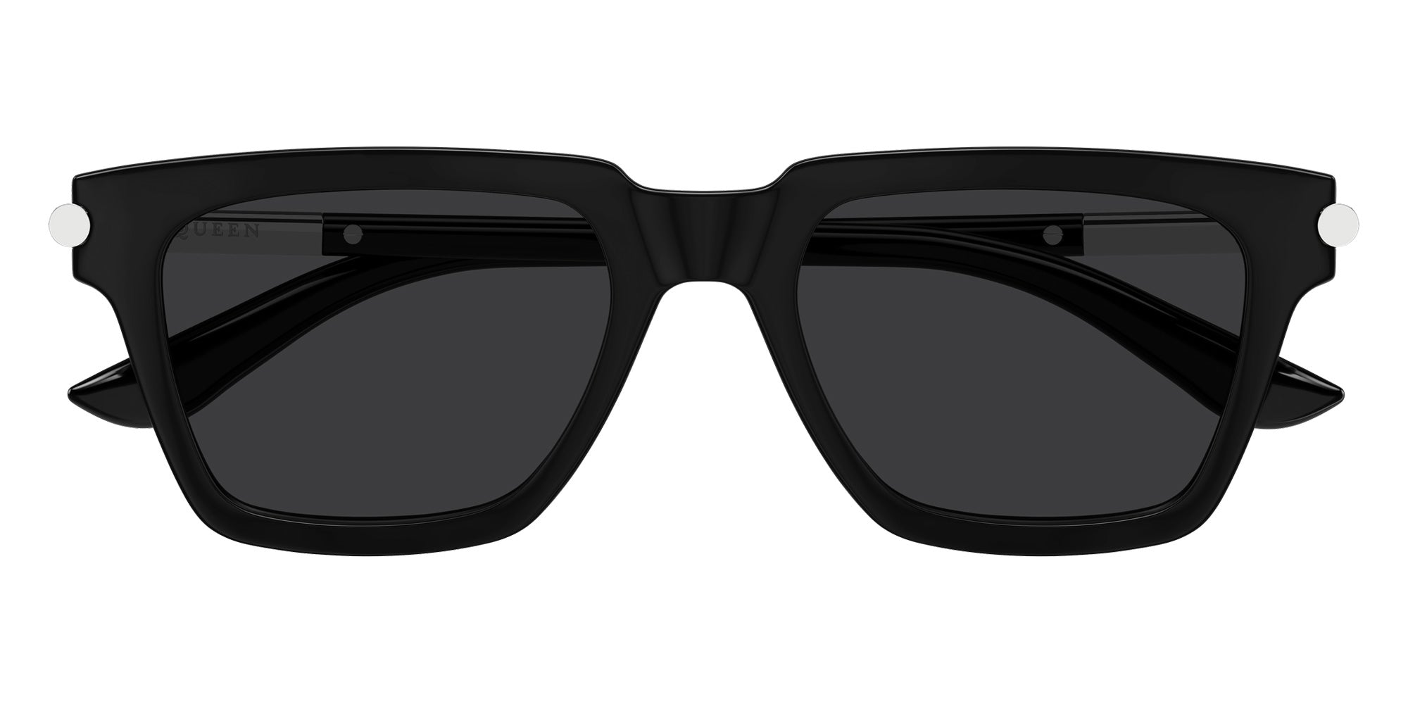 Alexander McQueen AM0519S 001 52 - Black/Silver / Gray #id:am0519s001_s:100100