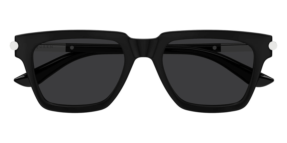 Alexander McQueen AM0519S 001 52 - Black/Silver / Gray #id:am0519s001_s:100100